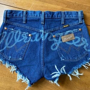 Limited edition Wrangler shorts
